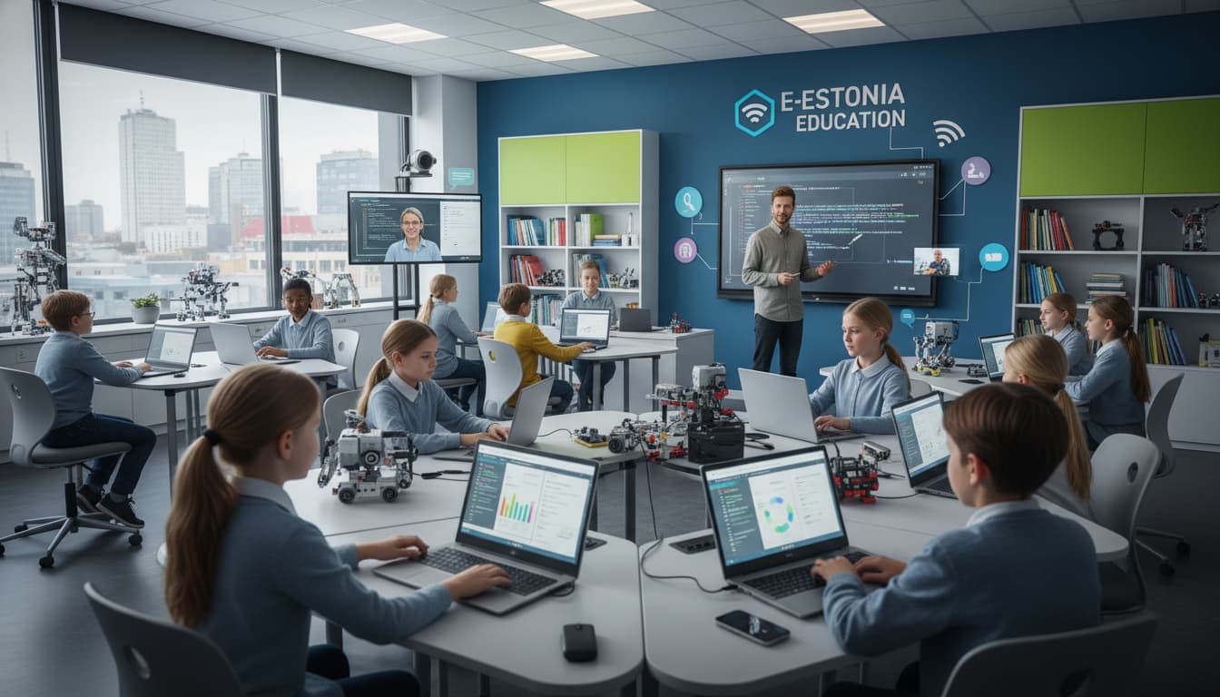 E-Estonia dalam Kelas: Mengintip Revolusi Pendidikan Berbasis Teknologi Terdepan